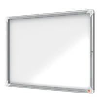 Bacheca per interni - fondo magnetico bianco - 8 fogli A4 - orizzontale - Nobo