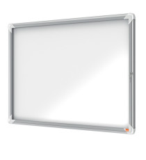 Bacheca per interni - fondo magnetico bianco - 8 fogli A4 - orizzontale - Nobo