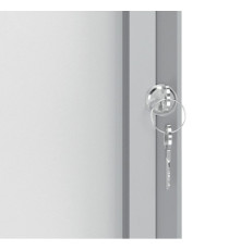 Bacheca per interni - fondo magnetico bianco - 9 fogli A4 - verticale - Nobo