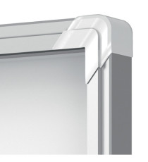 Bacheca per interni - fondo magnetico bianco - 9 fogli A4 - verticale - Nobo