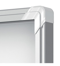 Bacheca per interni - fondo magnetico bianco - 9 fogli A4 - verticale - Nobo