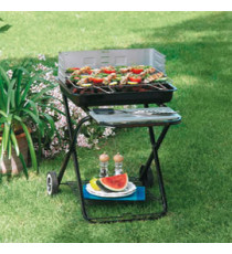 Barbecue Clic Clac - pieghevole - 84 x 60 x 80 cm - acciaio - nero - Garden Friend Barbecue Clic Clac - pieghevole - 84 x 60 x 80 cm - acciaio - nero - Garden Friend