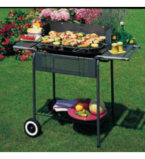 Barbecue Port Camargue - 82 x 45 x 90 cm - acciaio - antracite - Garden Friend Barbecue Port Camargue - 82 x 45 x 90 cm - acciaio - antracite - Garden Friend