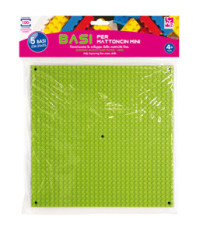 Base costruzioni Micro - in ABS - 25 x 25 cm - colori assortiti - CWR Base costruzioni Micro - in ABS - 25 x 25 cm - colori assortiti - CWR