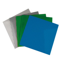 Base costruzioni Micro - in ABS - 25 x 25 cm - colori assortiti - CWR Base costruzioni Micro - in ABS - 25 x 25 cm - colori assortiti - CWR