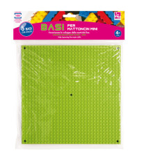 Base costruzioni Micro - in ABS - 25 x 25 cm - colori assortiti - CWR Base costruzioni Micro - in ABS - 25 x 25 cm - colori assortiti - CWR