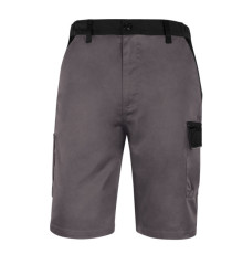 Bermuda da lavoro M1BE2 - taglia L - twill/poliestere/cotone - grigio - Deltaplus Bermuda da lavoro M1BE2 - taglia L - twill/poliestere/cotone - grigio - Deltaplus