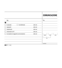 Blocco comunicazioni telefoniche - uso mano - 9,9 x 17cm - 100 fogli - Edipro Blocco comunicazioni telefoniche - uso mano - 9,9 x 17cm - 100 fogli - Edipro