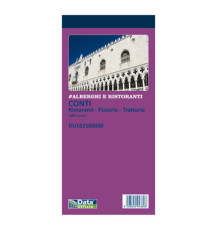 Blocco conti ristoranti/pizzerie/trattorie - 21,5 x 10 cm - 100 copie - DU162100000 - Data Ufficio Blocco conti ristoranti/pizzerie/trattorie - 21,5 x 10 cm - 100 copie - DU162100000 - Data Ufficio