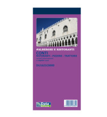 Blocco conti ristoranti/pizzerie/trattorie - 50 copie - 21,5 x 10 cm - DU1621C0000 - Data Ufficio Blocco conti ristoranti/pizzerie/trattorie - 50 copie - 21,5 x 10 cm - DU1621C0000 - Data Ufficio