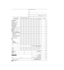 Blocco conto albergo/pensione - 15 giorni - uso mano - 23 x 15cm - 100 fogli - Edipro Blocco conto albergo/pensione - 15 giorni - uso mano - 23 x 15cm - 100 fogli - Edipro