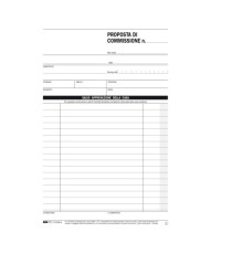 Blocco copia commissione - 50 fogli 2 copie autoricalcanti - 23 x 15cm - Edipro Blocco copia commissione - 50 fogli 2 copie autoricalcanti - 23 x 15cm - Edipro