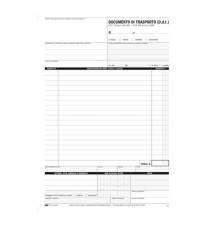 Blocco DDT - 25 fogli 4 copie autoricalcanti - 29,7 x 21cm - Edipro