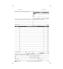 Blocco DDT - 33 fogli 3 copie autoricalcanti - 23 x 14,8cm - Edipro