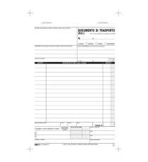 Blocco DDT - 33 fogli 3 copie autoricalcanti - 23 x 14,8cm - Edipro