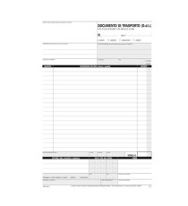 Blocco DDT - 33/33/33 copie autoric. - 29,7 x 21,5 cm - DU1687CD330 - Data Ufficio