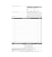 Blocco DDT - 33/33/33 copie autoric. - 29,7 x 21,5 cm - DU1687CD330 - Data Ufficio