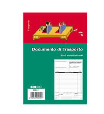 Blocco DDT - 50/50 fogli autoricalcanti - 23 x 15cm - Edipro Blocco DDT - 50/50 fogli autoricalcanti - 23 x 15cm - Edipro