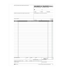 Blocco DDT - 50/50 fogli autoricalcanti - 29,7 x 21cm - Edipro Blocco DDT - 50/50 fogli autoricalcanti - 29,7 x 21cm - Edipro