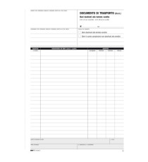 Blocco DDT carico tentata vendita - 50 fogli autoricalcanti - A4 - 29,7 x 21cm - Edipro