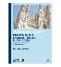 Blocco entrate/uscite extra cassa - 50/2 copie autoricalcante - DU1683C0000 - Data Ufficio