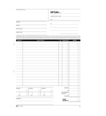 Blocco fattura generica - 50/50 fogli autoricalcanti - 29,7 x 21cm - Edipro Blocco fattura generica - 50/50 fogli autoricalcanti - 29,7 x 21cm - Edipro