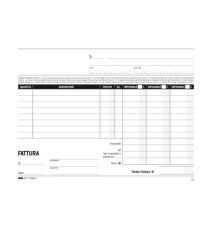 Blocco fatture 3 aliquote Iva - 50 fogli 2 copie autoricalcanti - 15 x 23cm - Edipro Blocco fatture 3 aliquote Iva - 50 fogli 2 copie autoricalcanti - 15 x 23cm - Edipro