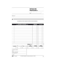 Blocco fatture professionisti - 50/50 fogli autoricalcanti - 23 x 15cm - Edipro