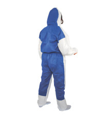 Tuta monouso Shield Dual - taglia XL - laminato - bianco - Worker