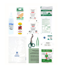 Valigetta di pronto soccorso Medic 1 - 25x19x9 cm - fino a 2 persone - arancio - PVS