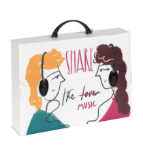 Valigetta polionda Smart - 27 x 37,5 cm - dorso 8 cm - fantasie assortite - Favorit Valigetta polionda Smart - 27 x 37,5 cm - dorso 8 cm - fantasie assortite - Favorit
