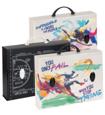 Valigetta polionda Sport - 27 x 37,5 cm - dorso 8 cm - fantasie assortite - Favorit Valigetta polionda Sport - 27 x 37,5 cm - dorso 8 cm - fantasie assortite - Favorit