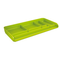 Vaschetta portacancelleria Mydesk - 26,1 x 12,5 x 2,8 cm - verde - Arda