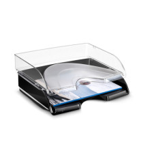 Vaschetta portacorrispondenza - apertura frontale - 26 x 35,1 x 6,9 cm - trasparente crystal - Cep