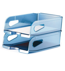 Vaschetta portacorrispondenza - Maxi - 34,5x27,8x11 cm - azzurro - Arda