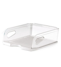 Vaschetta portacorrispondenza - Maxi - 34,5x27,8x11 cm - cristallo - Arda