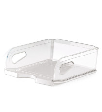 Vaschetta portacorrispondenza - Maxi - 34,5x27,8x11 cm - cristallo - Arda