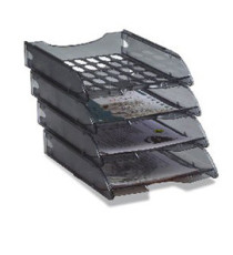 Vaschetta portacorrispondenza forata E040 - 26 x 34,5 x 6,5 cm - fumé trasparente - Fellowes Vaschetta portacorrispondenza forata E040 - 26 x 34,5 x 6,5 cm - fumé trasparente - Fellowes