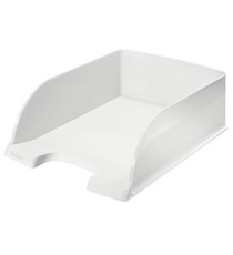 Vaschetta portacorrispondenza Leitz Plus Jumbo - 25,5 x 10,3 x 36 cm - bianco - Leitz Vaschetta portacorrispondenza Leitz Plus Jumbo - 25,5 x 10,3 x 36 cm - bianco - Leitz
