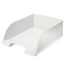 Vaschetta portacorrispondenza Leitz Plus Jumbo - 25,5 x 10,3 x 36 cm - bianco - Leitz Vaschetta portacorrispondenza Leitz Plus Jumbo - 25,5 x 10,3 x 36 cm - bianco - Leitz