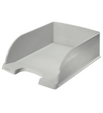 Vaschetta portacorrispondenza Leitz Plus Jumbo - 25,5 x 10,3 x 36 cm - grigio - Leitz Vaschetta portacorrispondenza Leitz Plus Jumbo - 25,5 x 10,3 x 36 cm - grigio - Leitz