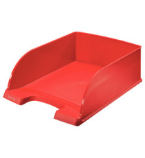 Vaschetta portacorrispondenza Leitz Plus Jumbo - 25,5 x 10,3 x 36 cm - rosso - Leitz Vaschetta portacorrispondenza Leitz Plus Jumbo - 25,5 x 10,3 x 36 cm - rosso - Leitz