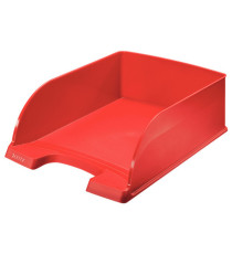 Vaschetta portacorrispondenza Leitz Plus Jumbo - 25,5 x 10,3 x 36 cm - rosso - Leitz Vaschetta portacorrispondenza Leitz Plus Jumbo - 25,5 x 10,3 x 36 cm - rosso - Leitz