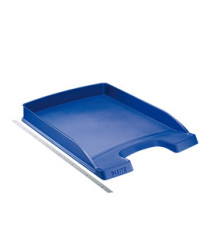 Vaschetta portacorrispondenza Leitz Plus Slim - 25,5 x 36 x 3,7 cm - blu - Leitz