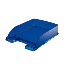 Vaschetta portacorrispondenza Leitz Plus Standard - 25,5 x 7 x 36 cm - blu trasparente - Leitz Vaschetta portacorrispondenza Leitz Plus Standard - 25,5 x 7 x 36 cm - blu trasparente - Leitz