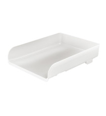 Vaschetta portacorrispondenza Mydesk - 33,5 x 25,4 x 7 cm - bianco - Arda Vaschetta portacorrispondenza Mydesk - 33,5 x 25,4 x 7 cm - bianco - Arda