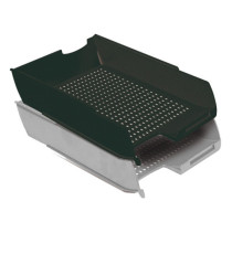 Vaschetta portacorrispondenza PS7Star - 25,5 x 35,5 x 6,5 cm - nero - Methodo Vaschetta portacorrispondenza PS7Star - 25,5 x 35,5 x 6,5 cm - nero - Methodo