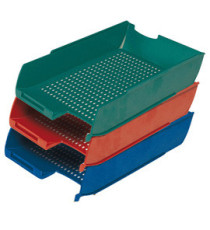 Vaschetta portacorrispondenza PS7Star - 25,5 x 35,5 x 6,5 cm - rosso - Methodo