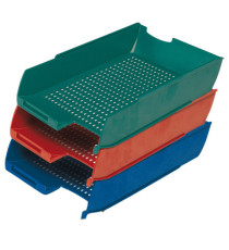 Vaschetta portacorrispondenza PS7Star - 25,5 x 35,5 x 6,5 cm - verde - Methodo