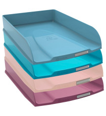 Vaschetta portacorrispondenza Skandi - 34,6 x 25,5 x 6,5 cm - colori assortiti - Exacompta - conf. 4 pezzi Vaschetta portacorrispondenza Skandi - 34,6 x 25,5 x 6,5 cm - colori assortiti - Exacompta - conf. 4 pezzi